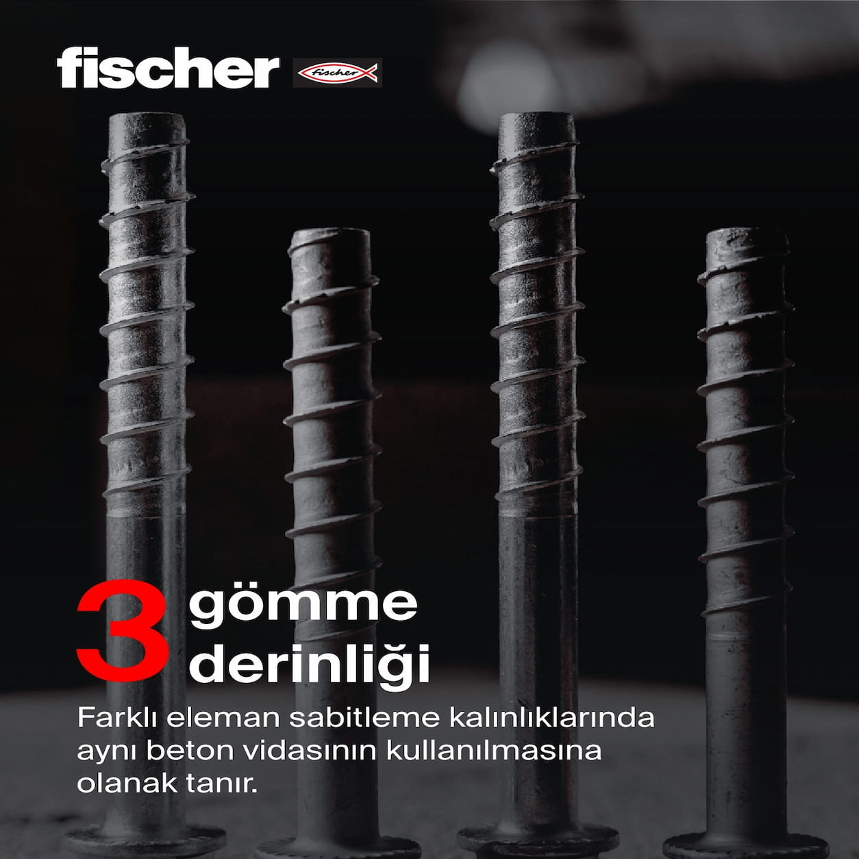 fischer UltraCut FBS II 6 mm Beton Vidası